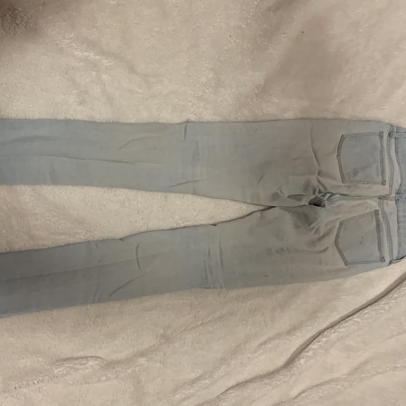 Skinny Ripped Jeans (White Wash) - Picture 3 of 3